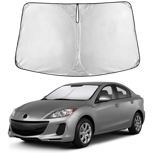 Windshield Sunshade Compatible for Mazda 3 2010