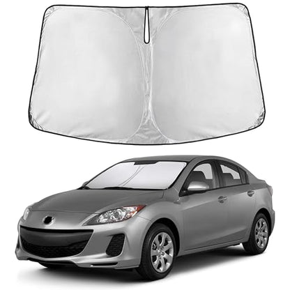 Windshield Sunshade Compatible for Mazda 3 2010