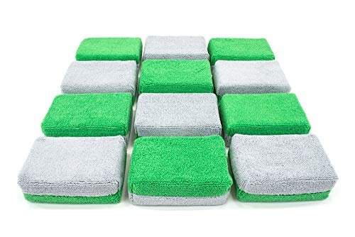 Thick [Saver Applicator Terry] Ceramic Coating Applicator Sponge (12 Count)