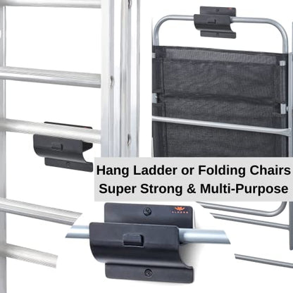 Ladder Hanger Set of 4 for Garage Wall (4 Count)