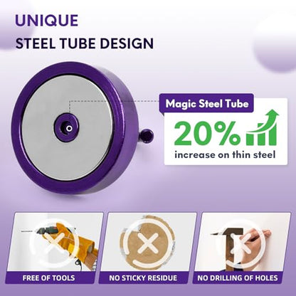 Magnetic Hooks Steel Tube Design for Cruise (10 Count)
