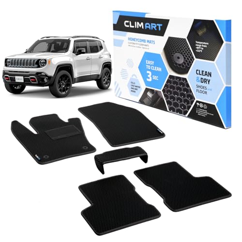 All Weather Car Floor Mats Compatible with Jeep Renegade 2015