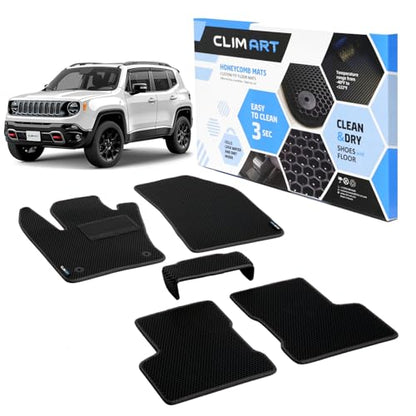All Weather Car Floor Mats Compatible with Jeep Renegade 2015