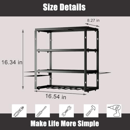 Power Tool Organizer Heavy Duty Wall Mount Drill Tools Holder
