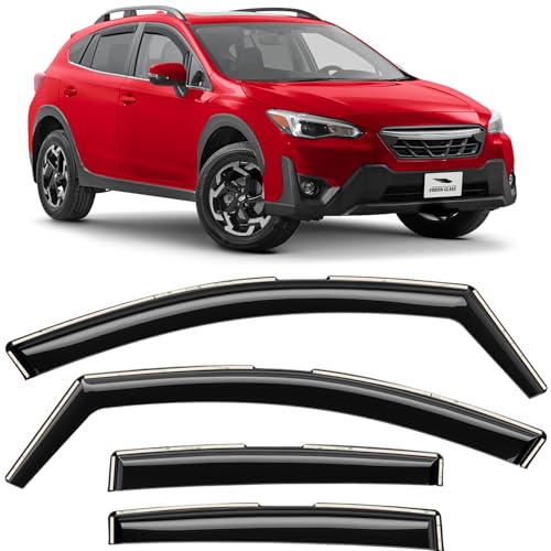 in Channel Extra Durable Rain Guards for Subaru XV Crosstrek 2018