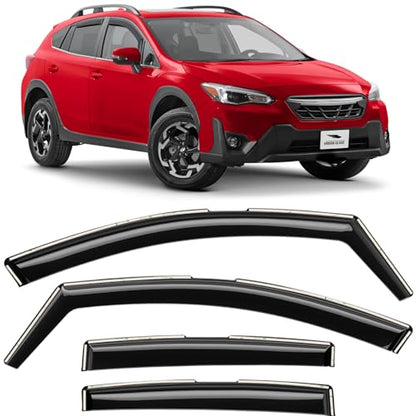 in Channel Extra Durable Rain Guards for Subaru XV Crosstrek 2018