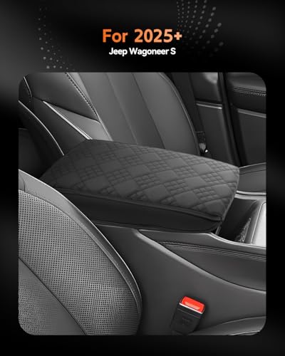 for 2025 2026 Jeep Wagoneer S Center Console Cover Armrest Box Cover for Wagoneer S