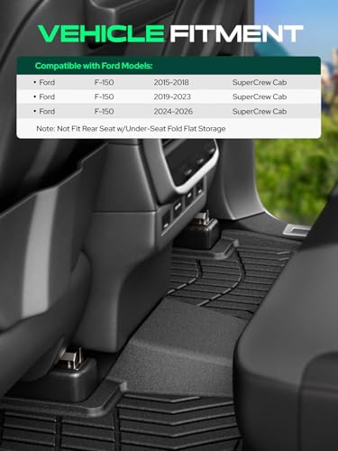 Automotive Floor Mats for Ford F (3 Count)