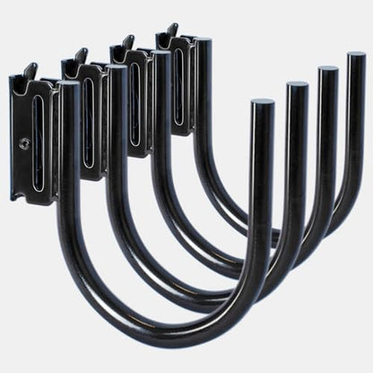 4-Pack 4-Inch J Hooks for E-Track and X-Track Rails (4 Count)