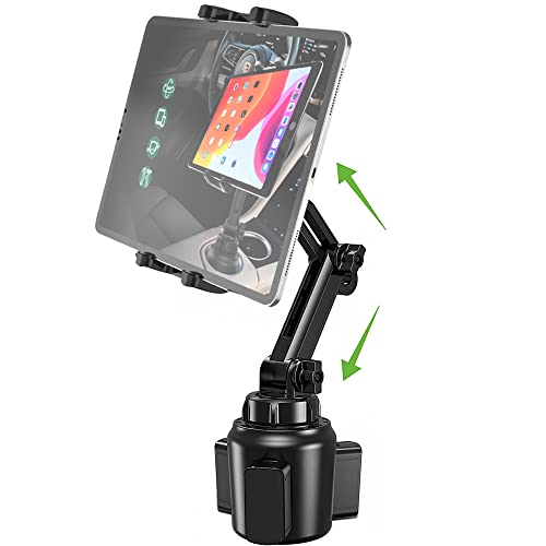 Car Cup Holder Tablet Mount for 4