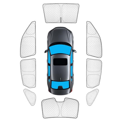 8pcs Thicken Sun Shades for Honda Civic Sedan 2022 (8 Count)