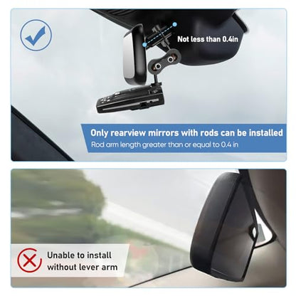 Radar Detector Mount Rearview Mirror Bracket