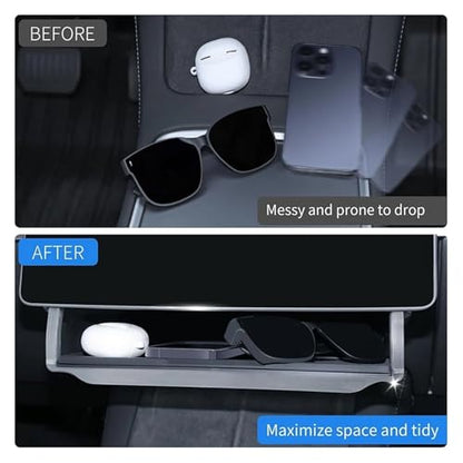 Center Console Screen Under Storage Box Compatible For Tesla Model 3