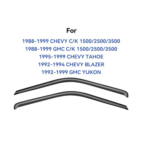 Window Visors Rain Guards for 1988