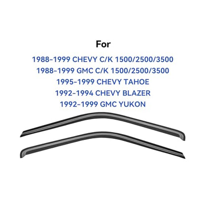 Window Visors Rain Guards for 1988