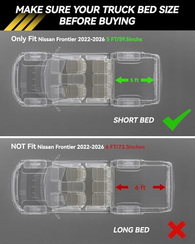 Bed Mat for Nissan Frontier 2022