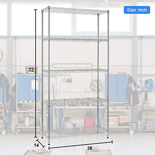 5 Tier Wire Shelf