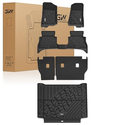 Floor Mats & Cargo Liner & Backrest Mats Jeep Wrangler 4XE 2021