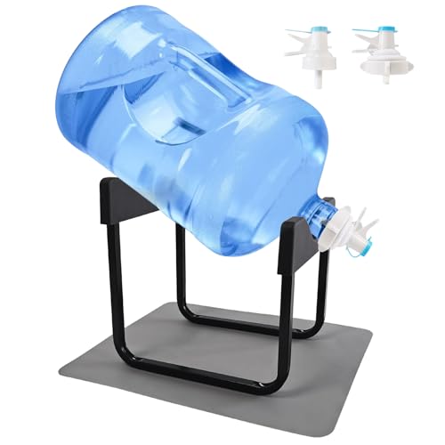 3 5 Gallon Water Jug Stand with 2 Dispenser Valves