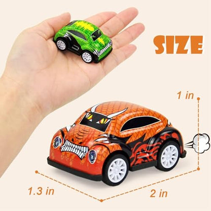 30 Mini Pull Back Cars for Kids Classroom Treasure Box Prizes (30 Count)