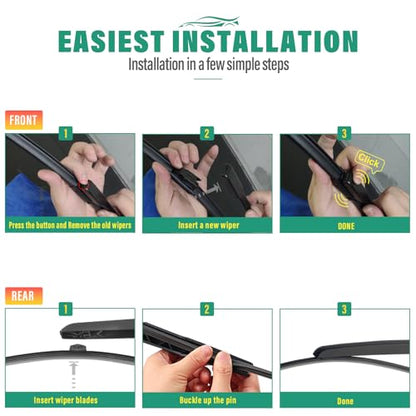 Windshield Wiper Blades Replacement for 2018
