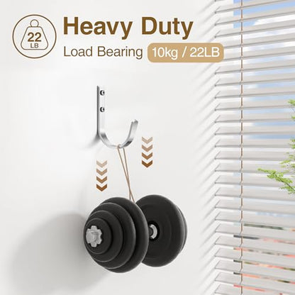 22LB Wall Hooks for Hanging Towel (5 Count)