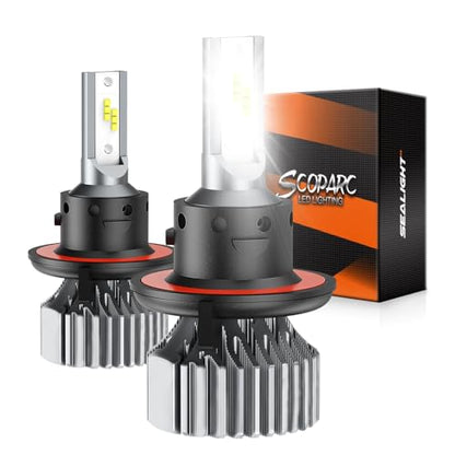 H13 LED Bulb 80000LM Super Bright 6500K White (2 Count)