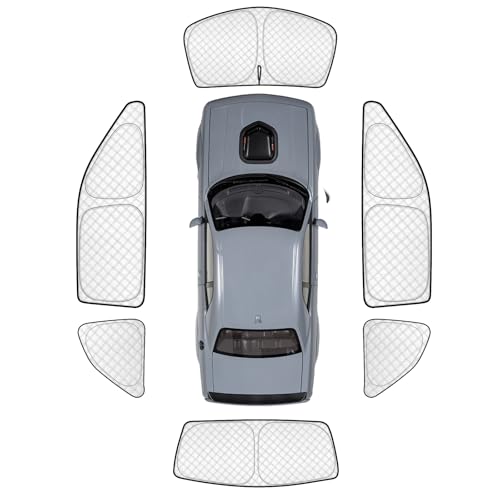 6pcs Thicken Full Sun Shades for Dodge Challenger 2015 (6 Count)