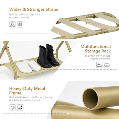 Luggage Rack for Guest Room (2 Count)