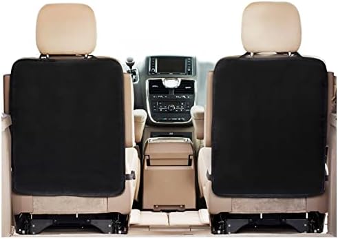 2 Pack X-Large Waterproof Kick Mats Backseat Protector, Durable Car Seat Back Protectors for Vehicles to Protect from Dirt, Mud & Scratches, Fits Most SUVs and Vans