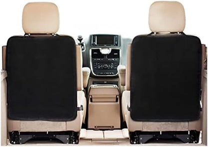 2 Pack X-Large Waterproof Kick Mats Backseat Protector, Durable Car Seat Back Protectors for Vehicles to Protect from Dirt, Mud & Scratches, Fits Most SUVs and Vans