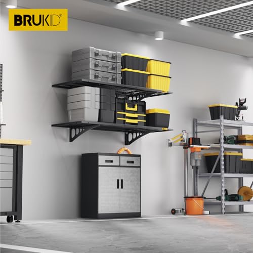 1.64x4ft Adjustable Rail Wall Garage Storage Shelf