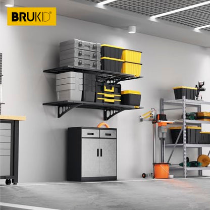 1.64x4ft Adjustable Rail Wall Garage Storage Shelf