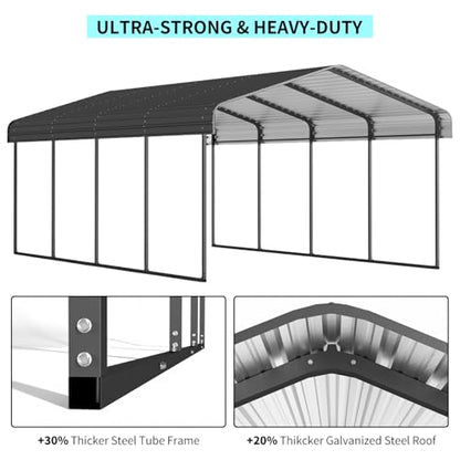 12x20 FT Metal Carport