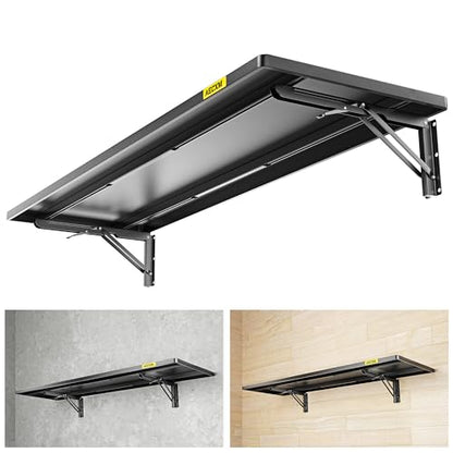 1.3x4ft Adjustable Rail Type Folding Storage Rack Shelf