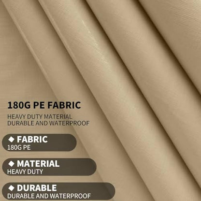 10'x20' Carport Canopy Replacement Cover Beige