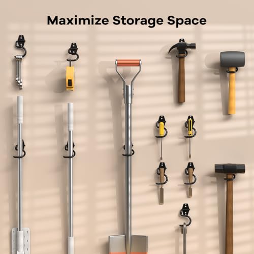 6 Pack Metal Garage Hooks