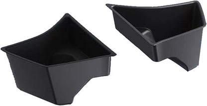 Compatible For Tesla Model 3 2024 Highland Car Trunk Side Storage Box Bins Cargo Compartment Box Boot Organizer Bucket Car Accessories(2PCS)