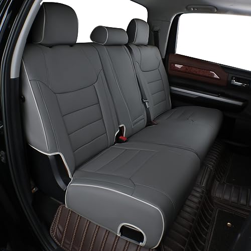 Tacoma Seat Covers Custom Fit for Toyota Tacoma 2016 2017 2018 2019 2020 2021 2022 2023 Double Cab