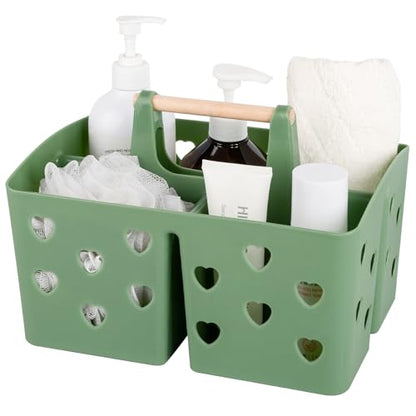 Portable Shower Caddy Plastic Shower Basket Organizer with Handle
