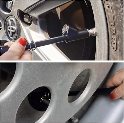 Dual Head Tire Pressure Gauge