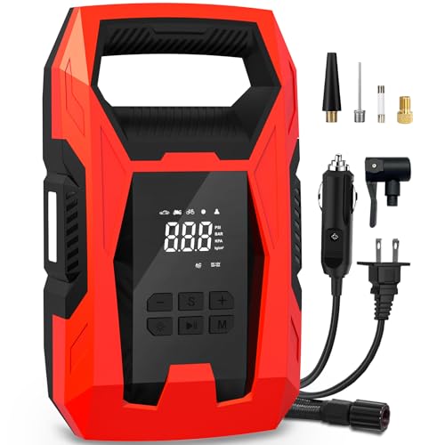 AC DC Tire Inflator Portable Air Compressor