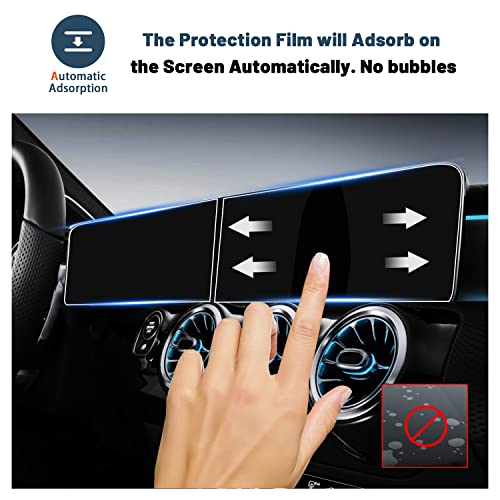 2020 2025 2026 GLB 250 Screen Protector for Benz GLB 250 10.25" Split Screen (2 Count)
