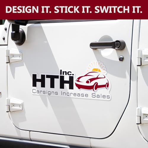 Custom Car Magnetic Signs for Business Advertising and Vehicle Promotion