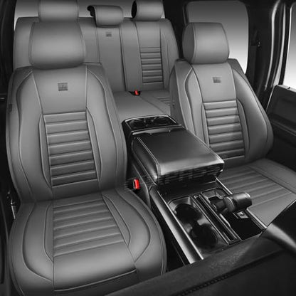 Nappa Leather Car Seat Covers Front Seats