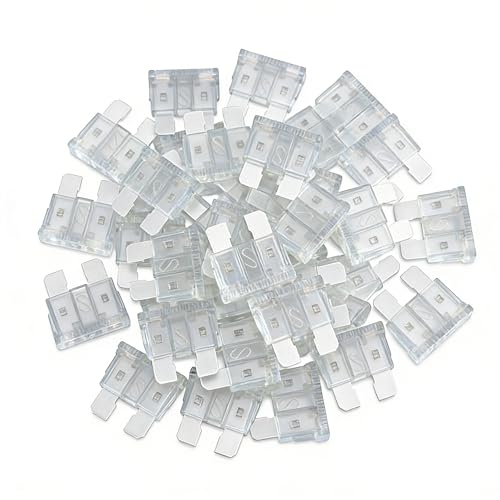 80Pcs) 25Amp Standard Fuse, 25A Car Blade Fuses for Car/RV/Truck/SUV/Motorcycle/Boat (80 Count)