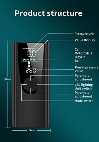 Tire Inflator Portable Air Compressor