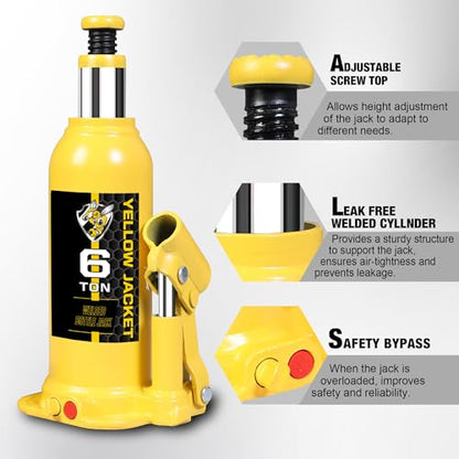 6 Ton Muti Directional Welded Bottle Jack