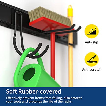 64" Wall Mount Tool Storage Rack (15 Count)