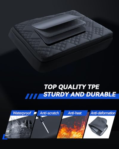 Armrest Cover for 2025 2026 Toyota 4Runner Accessories Center Console Middle Lid Pad Protector for Car Elbow Rest